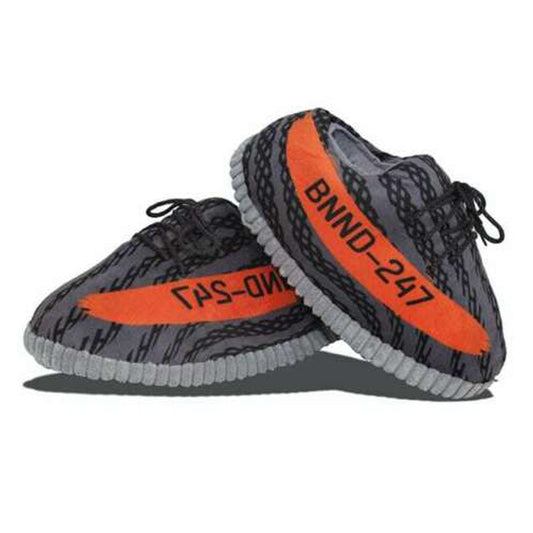 CosyCreps™ - YZ Boost 350 V2 Zebra Grey Novelty Slippers