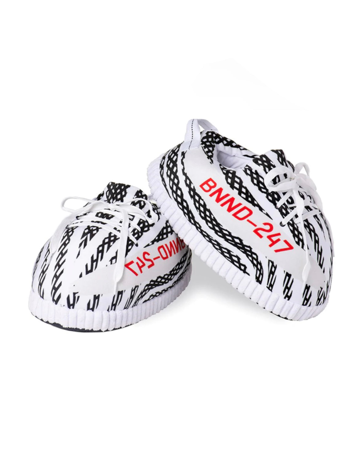 CosyCreps™ - YZ Boost 350 V2 Zebra White Novelty Slippers