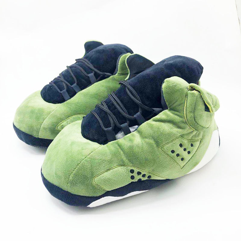 CosyCreps™ - AJ6 "Olive" Novelty Slippers