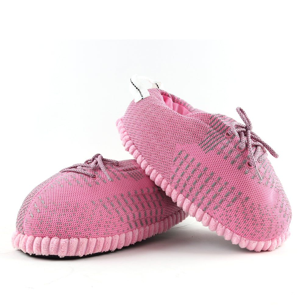 CosyCreps™ - YZ Boost 350 V2 Reflective Luminous Pink Novelty Slippers