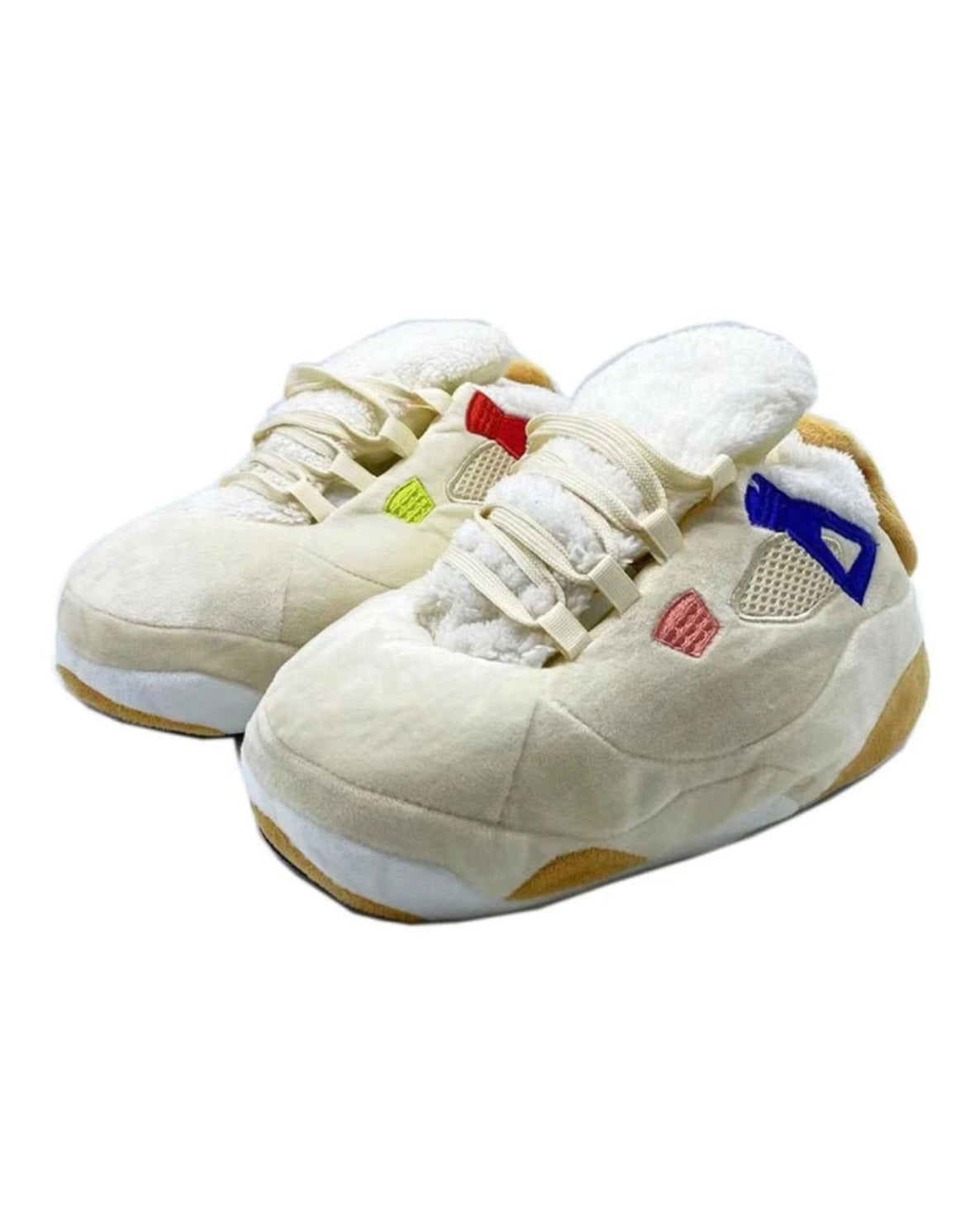 CosyCreps™ - AJ4 Beige Multicolour Novelty Slippers