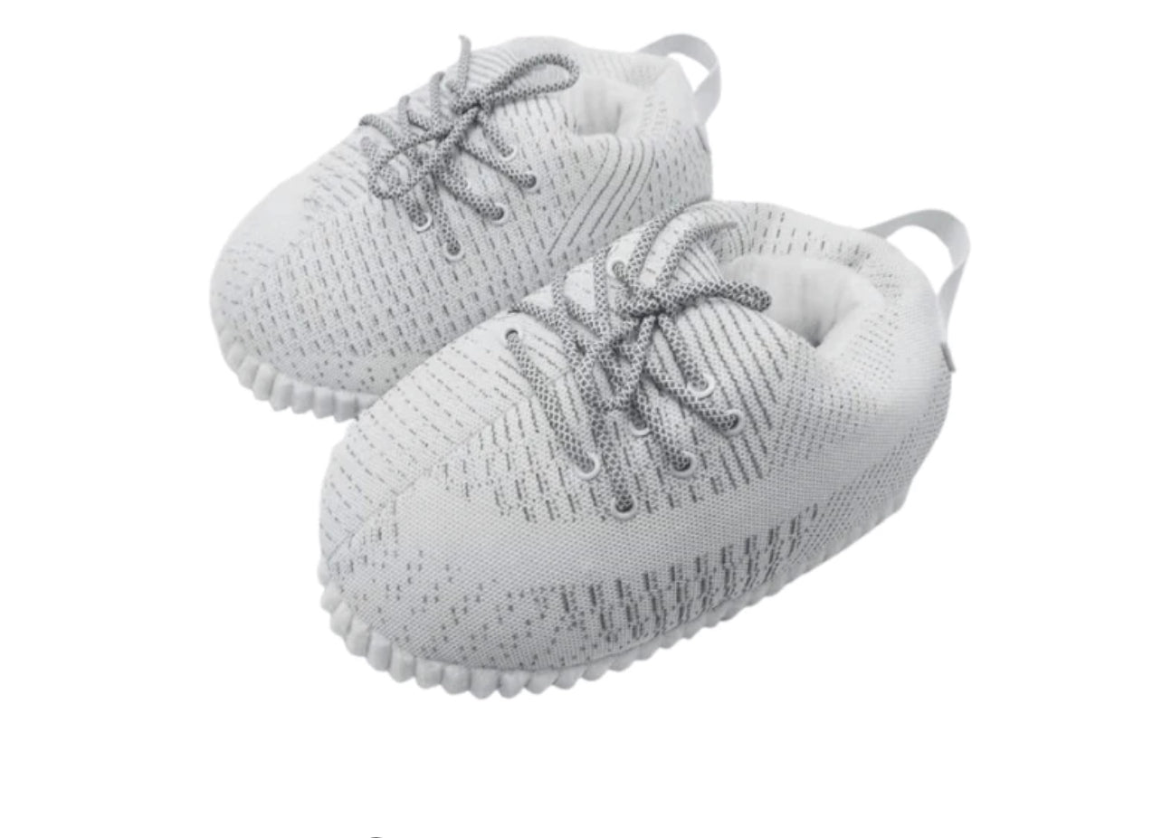 CosyCreps™ - YZ Boost 350 V2 Reflective Luminous White Novelty Slippers